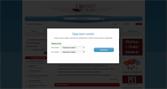 Desktop Screenshot of direitodesaber.com.br