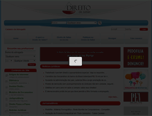 Tablet Screenshot of direitodesaber.com.br